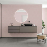 Thumbnail for Fibo Urban Dusky Pink Elongated Hexagon Wall Panel