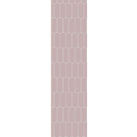 Thumbnail for Fibo Urban Dusky Pink Elongated Hexagon Wall Panel