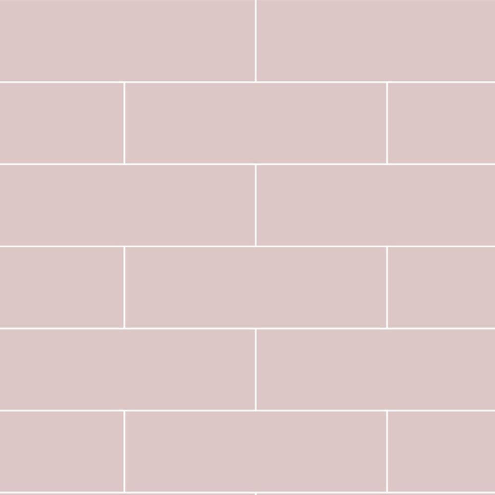 Fibo Urban Dusky Pink Metro Brick Wall Panel