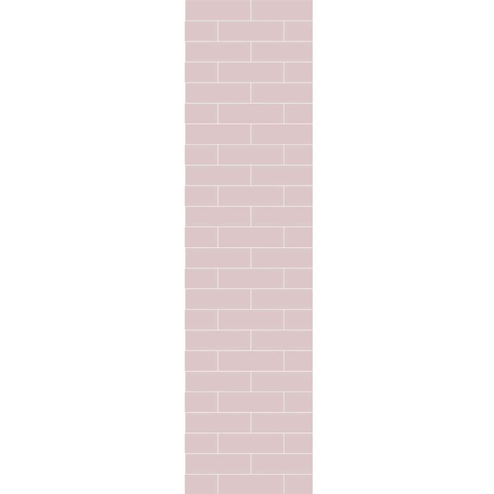 Fibo Urban Dusky Pink Metro Brick Wall Panel