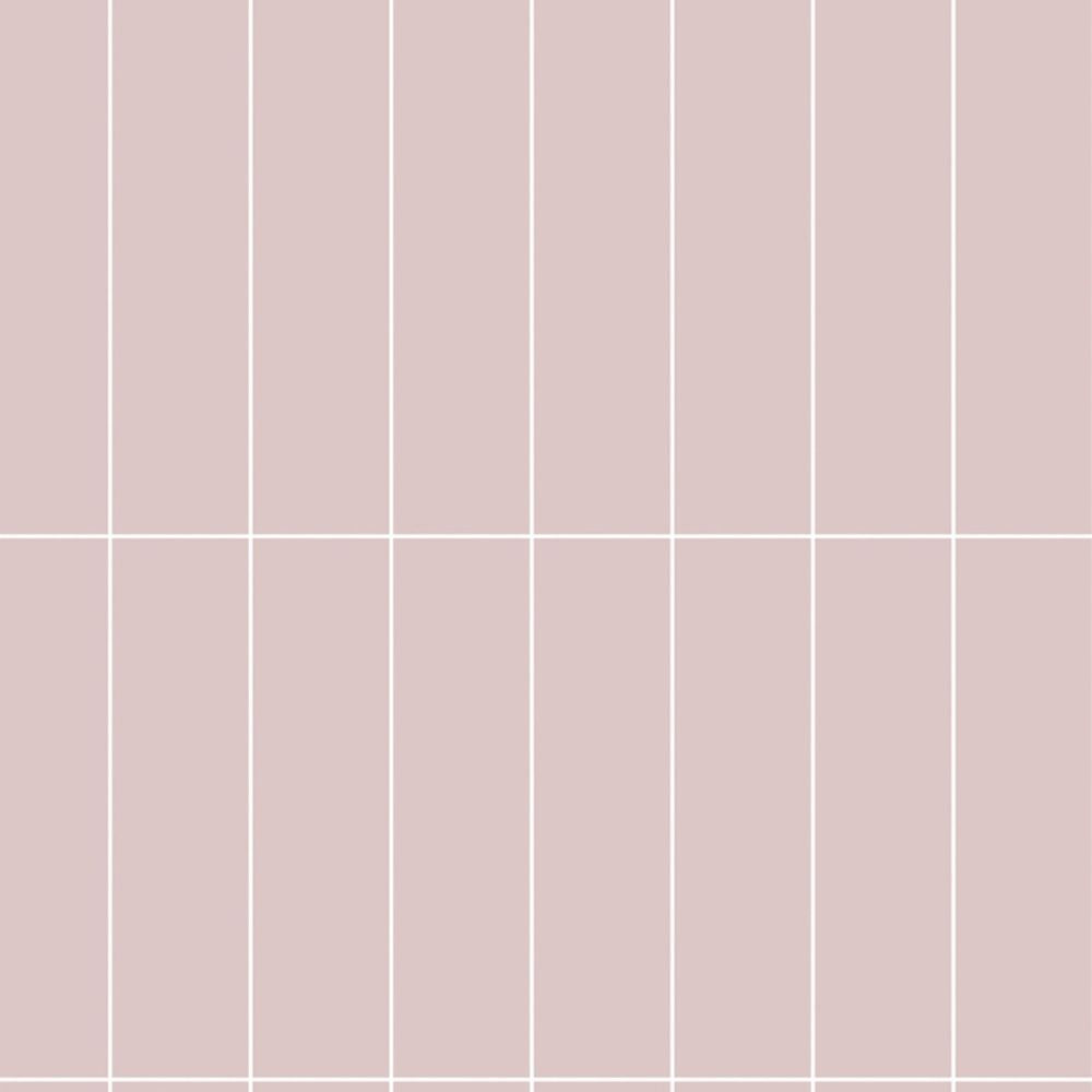 Fibo Urban Dusky Pink Stacked Subway Wall Panel