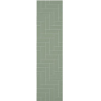 Thumbnail for Fibo Urban Olive Green Straight Herringbone Wall Panel