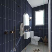 Thumbnail for Fibo Urban Smokey Blue Stacked Subway Wall Panel