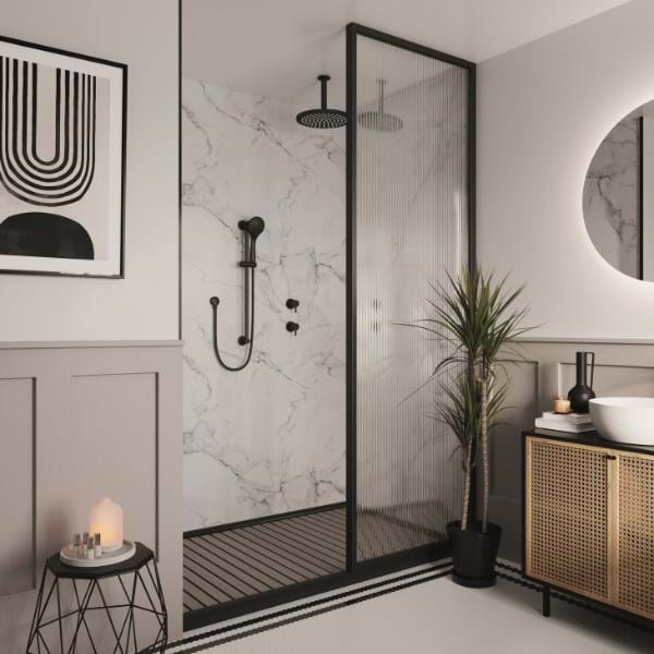 Calacatta Marble Linda Barker Multipanel Wall Panel