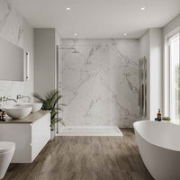 Thumbnail for Calacatta Marble Linda Barker Multipanel Wall Panel