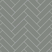 Thumbnail for Dust Grey Herringbone Tile Multipanel Wall Panel