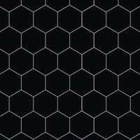 Thumbnail for Fibo Urban Black Silk Hexagonal Wall Panel