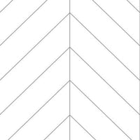 Thumbnail for Fibo Urban Denver White Chevron Wall Panel