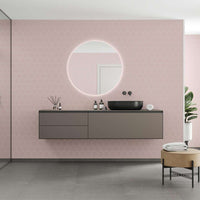 Thumbnail for Fibo Urban Dusky Pink Hexagonal Wall Panel