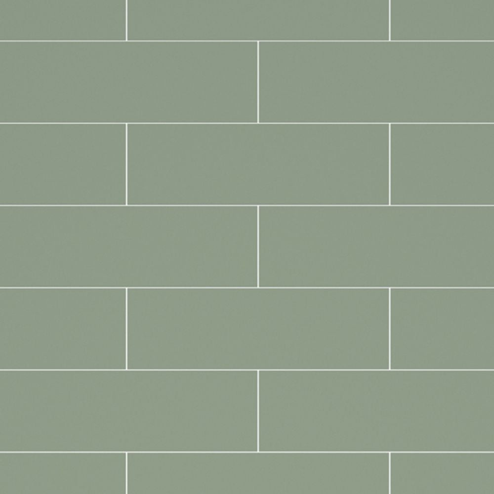 Fibo Urban Olive Green Metro Brick Wall Panel