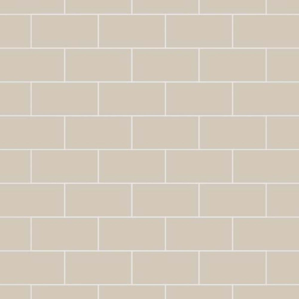 Taupe Grey Metro Tile Multipanel Wall Panel